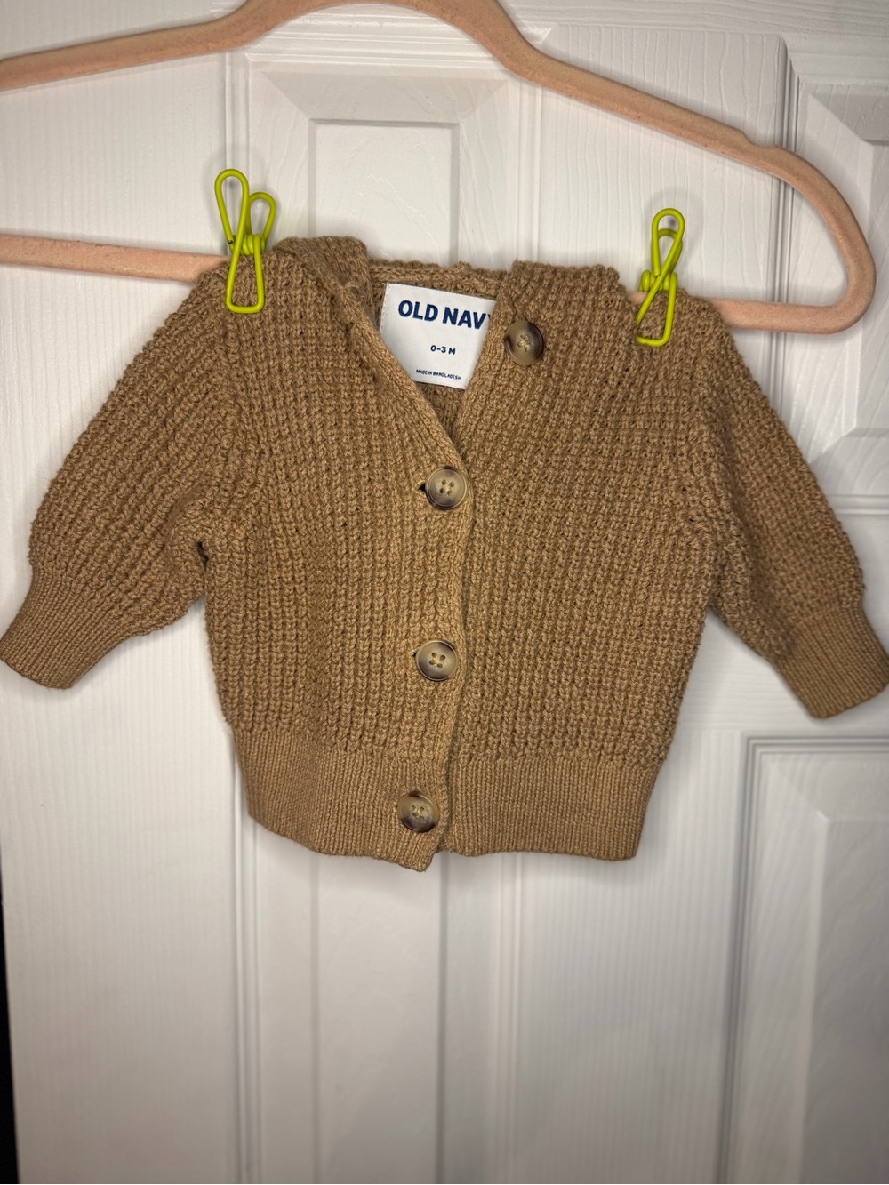 Old Navy Camel Knit Cardigan Jacket